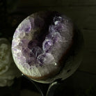 Druzy Amethyst Sphere on a Metal Stand, 4.3 lbs & 9.1" Tall #5630-0063 - Brazil GemsBrazil GemsDruzy Amethyst Sphere on a Metal Stand, 4.3 lbs & 9.1" Tall #5630-0063Spheres5630-0063