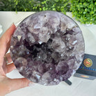 Druzy Amethyst Sphere on a Metal Stand, 8.2 lbs & 11.9" Tall #5630-0069 - Brazil GemsBrazil GemsDruzy Amethyst Sphere on a Metal Stand, 8.2 lbs & 11.9" Tall #5630-0069Spheres5630-0069