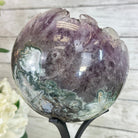 Druzy Amethyst Sphere on a Metal Stand, 8.2 lbs & 11.9" Tall #5630-0069 - Brazil GemsBrazil GemsDruzy Amethyst Sphere on a Metal Stand, 8.2 lbs & 11.9" Tall #5630-0069Spheres5630-0069