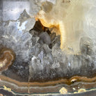 Druzy White Amethyst Sphere on a Metal Base, 14.7 lbs & 12.7" Tall #5630-0075 - Brazil GemsBrazil GemsDruzy White Amethyst Sphere on a Metal Base, 14.7 lbs & 12.7" Tall #5630-0075Spheres5630-0075