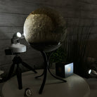 Druzy White Amethyst Sphere on a Metal Base, 14.7 lbs & 12.7" Tall #5630-0075 - Brazil GemsBrazil GemsDruzy White Amethyst Sphere on a Metal Base, 14.7 lbs & 12.7" Tall #5630-0075Spheres5630-0075