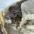 Druzy White Amethyst Sphere on a Metal Base, 14.7 lbs & 12.7" Tall #5630-0075 - Brazil GemsBrazil GemsDruzy White Amethyst Sphere on a Metal Base, 14.7 lbs & 12.7" Tall #5630-0075Spheres5630-0075