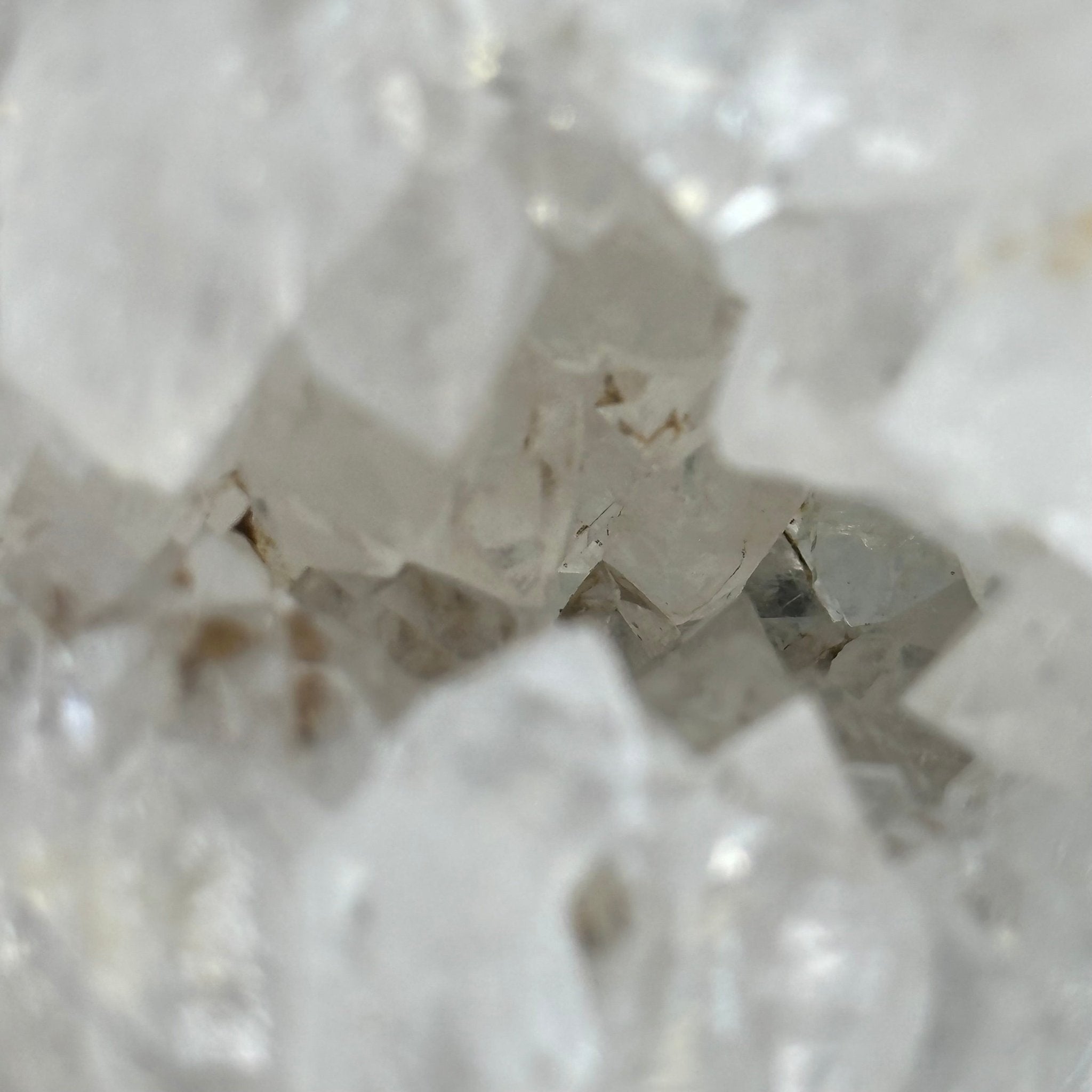 Druzy White Amethyst Sphere on a Metal Stand, 0.8 lbs & 6.2" Tall #5630-0032 - Brazil GemsBrazil GemsDruzy White Amethyst Sphere on a Metal Stand, 0.8 lbs & 6.2" Tall #5630-0032Spheres5630-0032