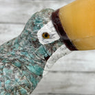 Extra Large Hand-Carved Amazonite Toucan Bird w/ Amethyst Base, 13" Tall #3006-AZTAM-010 - Brazil GemsBrazil GemsExtra Large Hand-Carved Amazonite Toucan Bird w/ Amethyst Base, 13" Tall #3006-AZTAM-010Crystal Birds3006-AZTAM-010