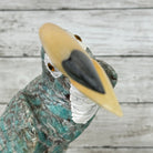 Extra Large Hand-Carved Amazonite Toucan Bird w/ Amethyst Base, 13" Tall #3006-AZTAM-010 - Brazil GemsBrazil GemsExtra Large Hand-Carved Amazonite Toucan Bird w/ Amethyst Base, 13" Tall #3006-AZTAM-010Crystal Birds3006-AZTAM-010