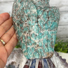 Extra Large Hand-Carved Amazonite Toucan Bird w/ Amethyst Base, 13" Tall #3006-AZTAM-010 - Brazil GemsBrazil GemsExtra Large Hand-Carved Amazonite Toucan Bird w/ Amethyst Base, 13" Tall #3006-AZTAM-010Crystal Birds3006-AZTAM-010