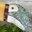 Extra Large Hand-Carved Amazonite Toucan Bird w/ Amethyst Base, 13" Tall #3006-AZTAM-010 - Brazil GemsBrazil GemsExtra Large Hand-Carved Amazonite Toucan Bird w/ Amethyst Base, 13" Tall #3006-AZTAM-010Crystal Birds3006-AZTAM-010