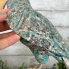 Extra Large Hand-Carved Amazonite Toucan Bird w/ Amethyst Base, 13" Tall #3006-AZTAM-010 - Brazil GemsBrazil GemsExtra Large Hand-Carved Amazonite Toucan Bird w/ Amethyst Base, 13" Tall #3006-AZTAM-010Crystal Birds3006-AZTAM-010