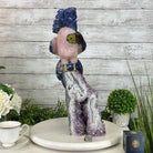 Extra Large Hand-Carved Rose Quartz Cockatoo Bird on an Amethyst Base, 18" Tall #3006-RQCAM-005 - Brazil GemsBrazil GemsExtra Large Hand-Carved Rose Quartz Cockatoo Bird on an Amethyst Base, 18" Tall #3006-RQCAM-005Crystal Birds3006-RQCAM-005