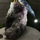 Extra Large Hand-Carved Rose Quartz Cockatoo Bird on an Amethyst Base, 18" Tall #3006-RQCAM-005 - Brazil GemsBrazil GemsExtra Large Hand-Carved Rose Quartz Cockatoo Bird on an Amethyst Base, 18" Tall #3006-RQCAM-005Crystal Birds3006-RQCAM-005