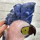 Extra Large Hand-Carved Rose Quartz Cockatoo Bird on an Amethyst Base, 18" Tall #3006-RQCAM-005 - Brazil GemsBrazil GemsExtra Large Hand-Carved Rose Quartz Cockatoo Bird on an Amethyst Base, 18" Tall #3006-RQCAM-005Crystal Birds3006-RQCAM-005