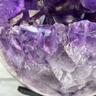 Extra Plus Druzy Amethyst Sphere on a Metal Base, 10.1 lbs & 12.1" Tall #5630-0072 - Brazil GemsBrazil GemsExtra Plus Druzy Amethyst Sphere on a Metal Base, 10.1 lbs & 12.1" Tall #5630-0072Spheres5630-0072