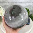 Extra Plus Druzy Amethyst Sphere on a Metal Base, 10.1 lbs & 12.1" Tall #5630-0072 - Brazil GemsBrazil GemsExtra Plus Druzy Amethyst Sphere on a Metal Base, 10.1 lbs & 12.1" Tall #5630-0072Spheres5630-0072
