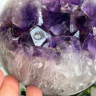 Extra Plus Druzy Amethyst Sphere on a Metal Stand, 4.4 lbs & 9" Tall #5630-0065 - Brazil GemsBrazil GemsExtra Plus Druzy Amethyst Sphere on a Metal Stand, 4.4 lbs & 9" Tall #5630-0065Spheres5630-0065