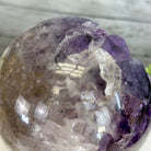 Extra Plus Druzy Amethyst Sphere on a Metal Stand, 4.4 lbs & 9" Tall #5630-0065 - Brazil GemsBrazil GemsExtra Plus Druzy Amethyst Sphere on a Metal Stand, 4.4 lbs & 9" Tall #5630-0065Spheres5630-0065