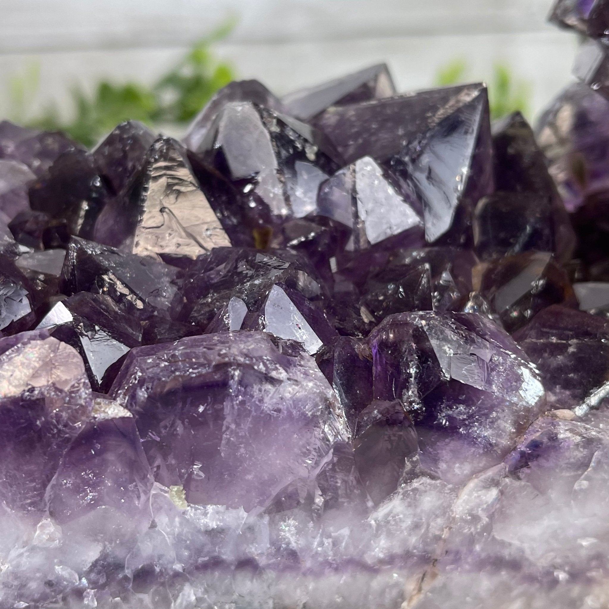 Extra Plus Quality 2-Sided Brazilian Amethyst Cathedral, 37.8 lbs, 22.5" tall, #5605-0073 by Brazil Gems - Brazil GemsBrazil GemsExtra Plus Quality 2-Sided Brazilian Amethyst Cathedral, 37.8 lbs, 22.5" tall, #5605-0073 by Brazil GemsOpen 2-Sided Cathedrals5605-0073