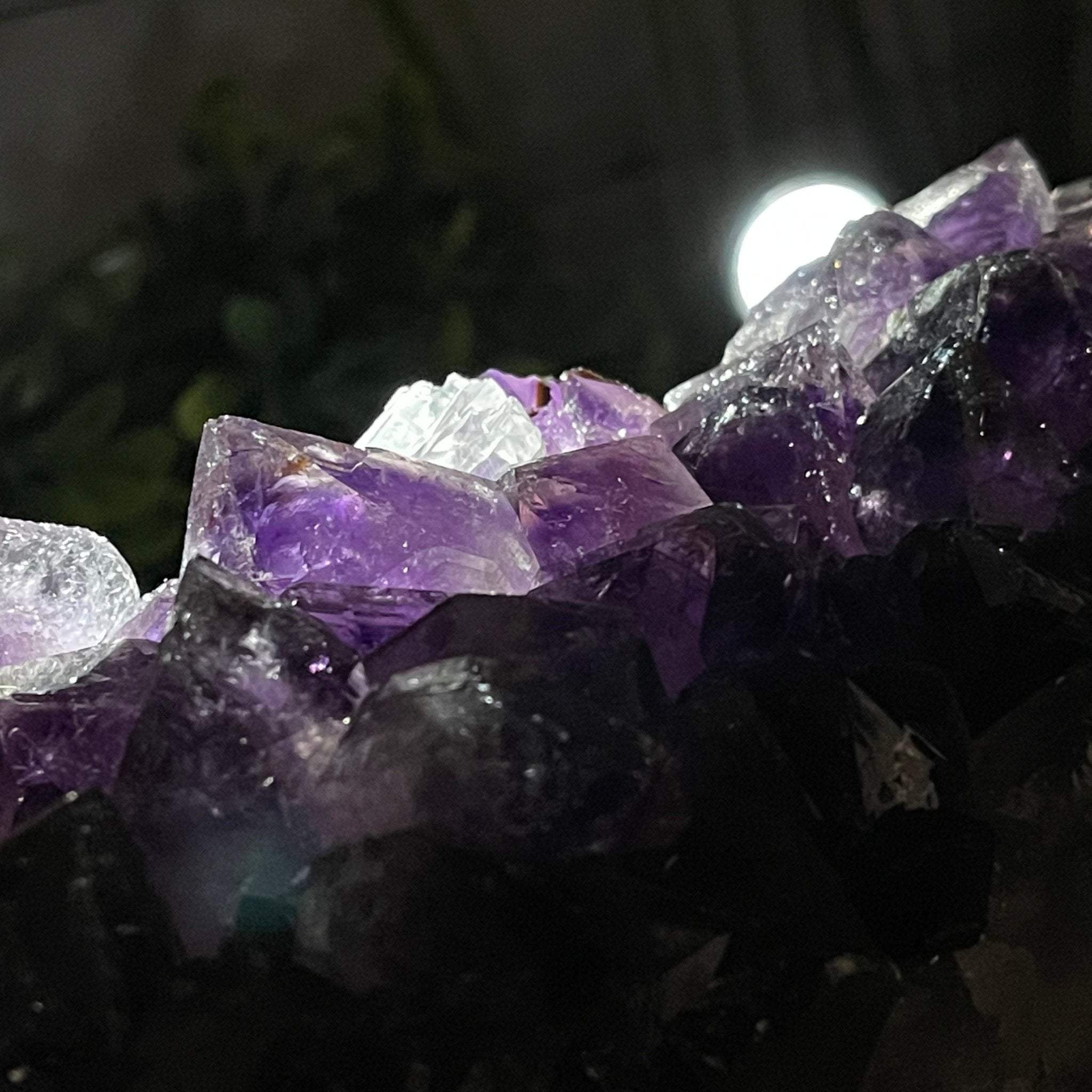 Extra Plus Quality 2-Sided Brazilian Amethyst Cathedral, 37.8 lbs, 22.5" tall, #5605-0073 by Brazil Gems - Brazil GemsBrazil GemsExtra Plus Quality 2-Sided Brazilian Amethyst Cathedral, 37.8 lbs, 22.5" tall, #5605-0073 by Brazil GemsOpen 2-Sided Cathedrals5605-0073
