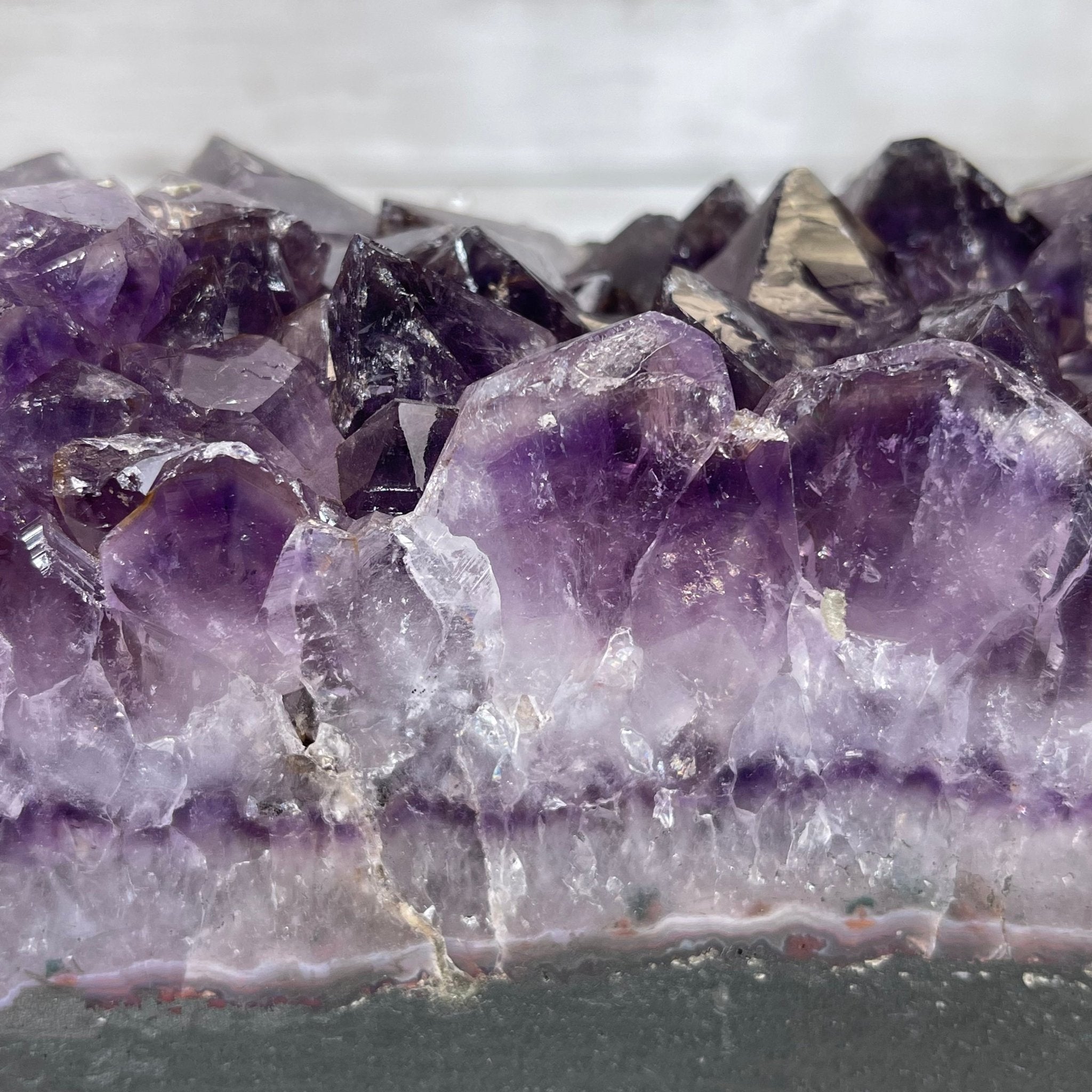 Extra Plus Quality 2-Sided Brazilian Amethyst Cathedral, 37.8 lbs, 22.5" tall, #5605-0073 by Brazil Gems - Brazil GemsBrazil GemsExtra Plus Quality 2-Sided Brazilian Amethyst Cathedral, 37.8 lbs, 22.5" tall, #5605-0073 by Brazil GemsOpen 2-Sided Cathedrals5605-0073
