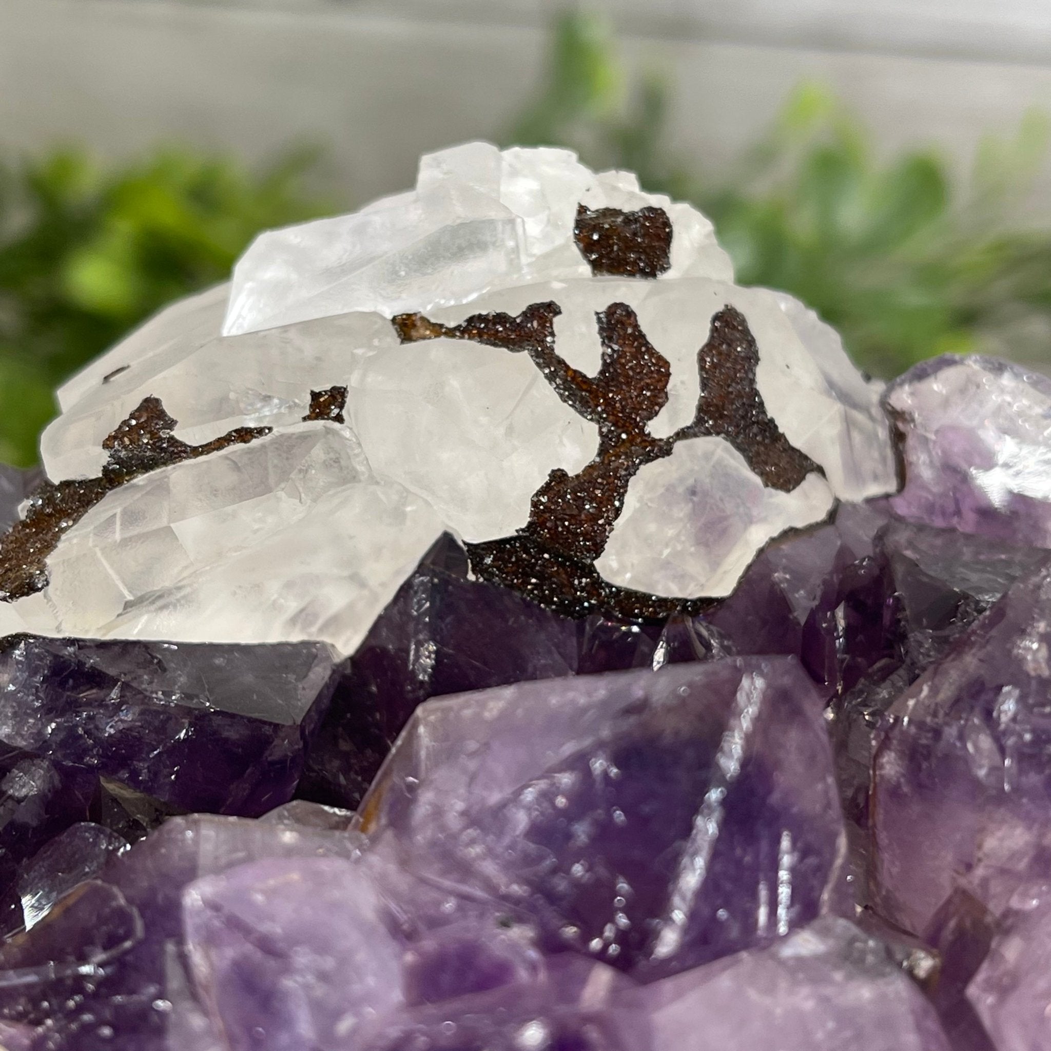 Extra Plus Quality 2-Sided Brazilian Amethyst Cathedral, 37.8 lbs, 22.5" tall, #5605-0073 by Brazil Gems - Brazil GemsBrazil GemsExtra Plus Quality 2-Sided Brazilian Amethyst Cathedral, 37.8 lbs, 22.5" tall, #5605-0073 by Brazil GemsOpen 2-Sided Cathedrals5605-0073