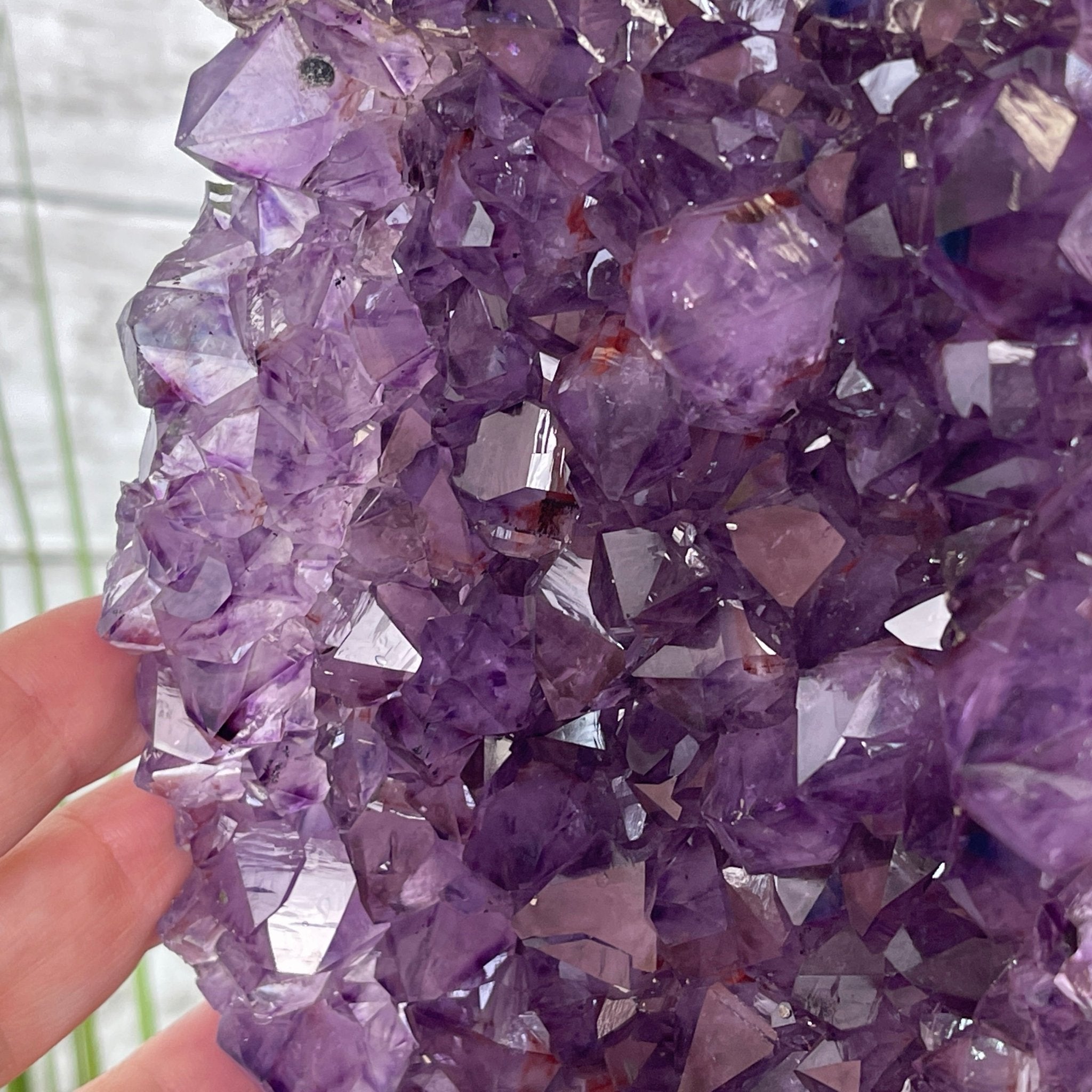 Extra Plus Quality 2-Sided Brazilian Amethyst Cathedral, 42 lbs, 22.5" tall, #5605-0060 by Brazil Gems - Brazil GemsBrazil GemsExtra Plus Quality 2-Sided Brazilian Amethyst Cathedral, 42 lbs, 22.5" tall, #5605-0060 by Brazil GemsOpen 2-Sided Cathedrals5605-0060