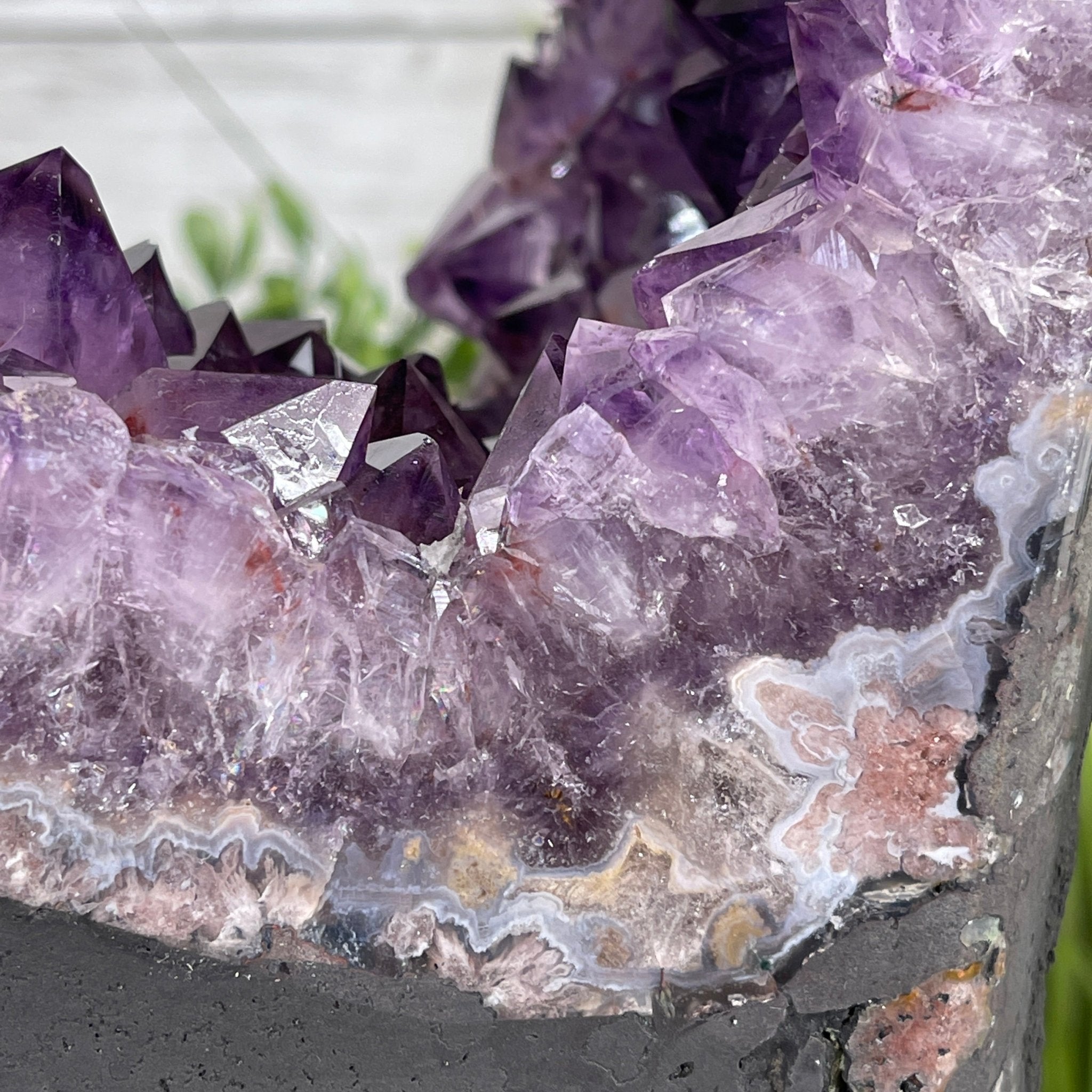 Extra Plus Quality 2-Sided Brazilian Amethyst Cathedral, 42 lbs, 22.5" tall, #5605-0060 by Brazil Gems - Brazil GemsBrazil GemsExtra Plus Quality 2-Sided Brazilian Amethyst Cathedral, 42 lbs, 22.5" tall, #5605-0060 by Brazil GemsOpen 2-Sided Cathedrals5605-0060