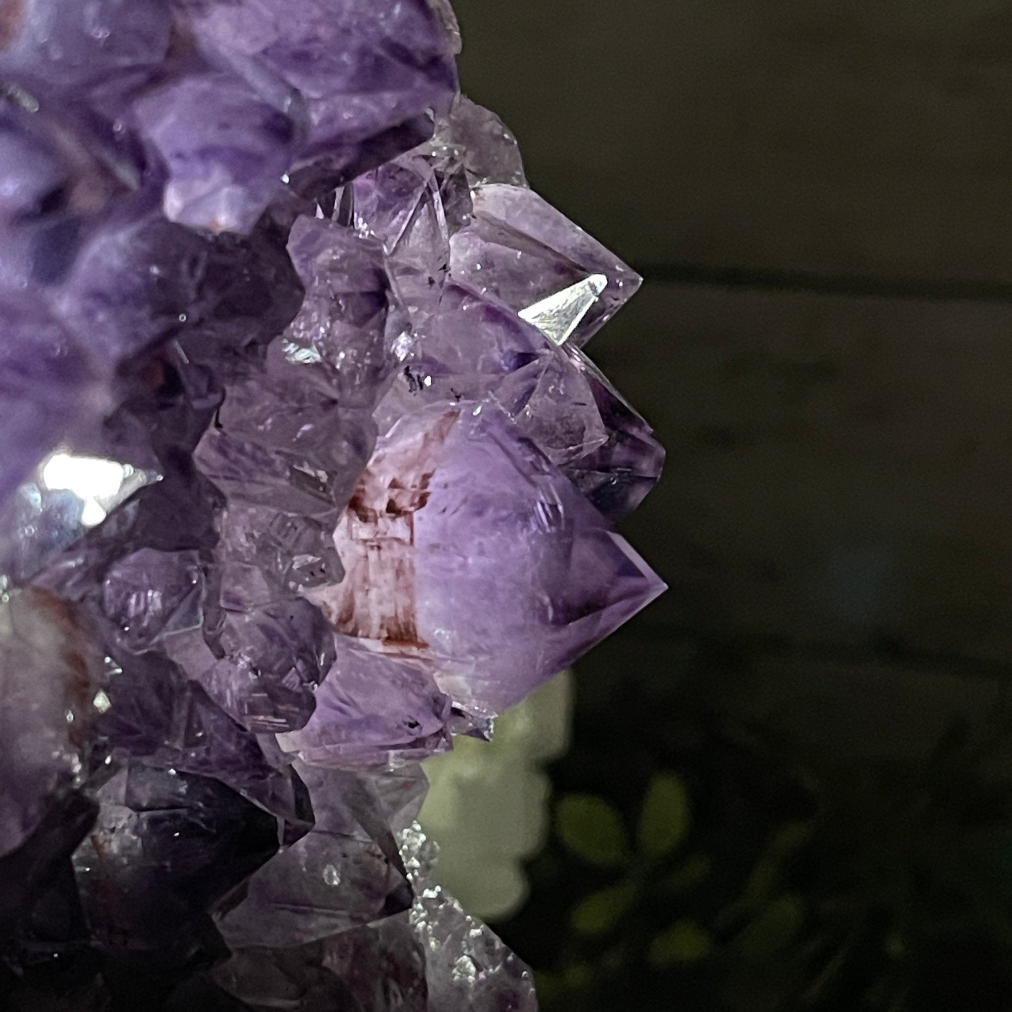Extra Plus Quality 2-Sided Brazilian Amethyst Cathedral, 42 lbs, 22.5" tall, #5605-0060 by Brazil Gems - Brazil GemsBrazil GemsExtra Plus Quality 2-Sided Brazilian Amethyst Cathedral, 42 lbs, 22.5" tall, #5605-0060 by Brazil GemsOpen 2-Sided Cathedrals5605-0060