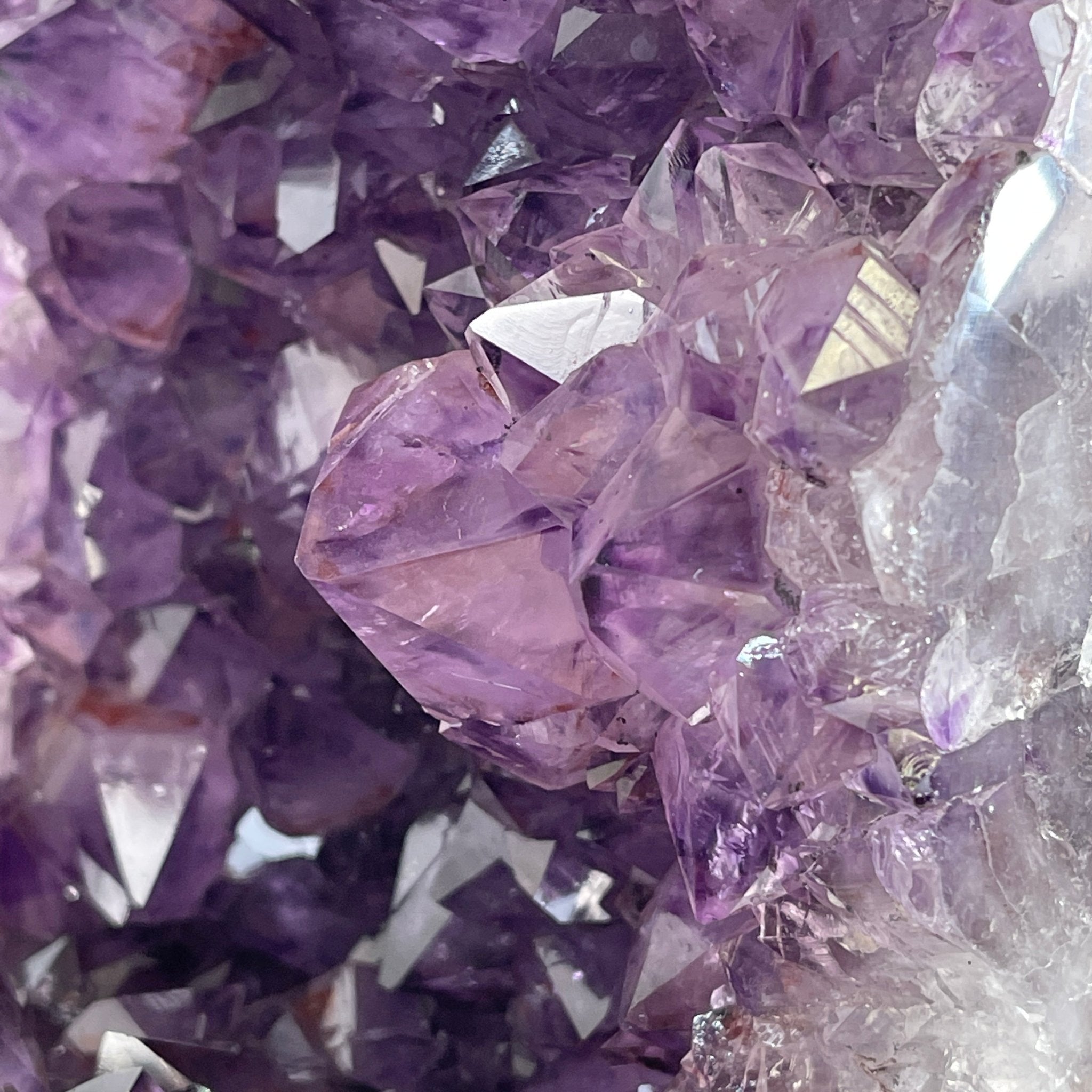 Extra Plus Quality 2-Sided Brazilian Amethyst Cathedral, 42 lbs, 22.5" tall, #5605-0060 by Brazil Gems - Brazil GemsBrazil GemsExtra Plus Quality 2-Sided Brazilian Amethyst Cathedral, 42 lbs, 22.5" tall, #5605-0060 by Brazil GemsOpen 2-Sided Cathedrals5605-0060