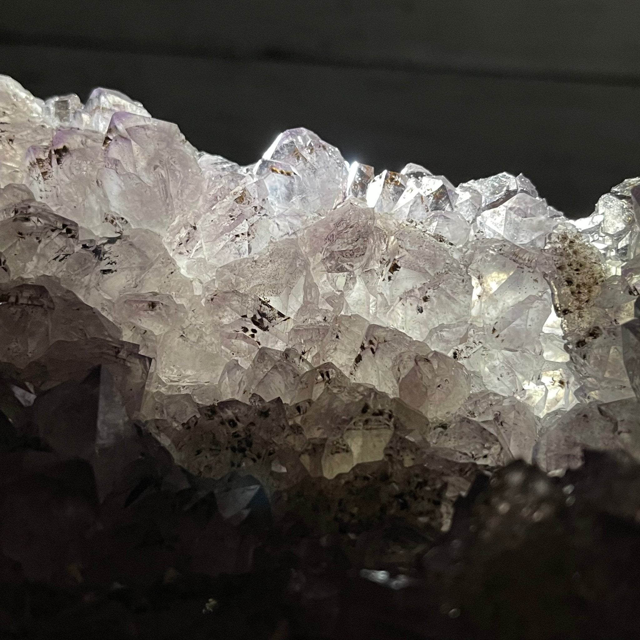 Extra Plus Quality 2-Sided Brazilian Amethyst Cathedral, 51.4 lbs, 26.25" tall, #5605-0074 by Brazil Gems - Brazil GemsBrazil GemsExtra Plus Quality 2-Sided Brazilian Amethyst Cathedral, 51.4 lbs, 26.25" tall, #5605-0074 by Brazil GemsOpen 2-Sided Cathedrals5605-0074