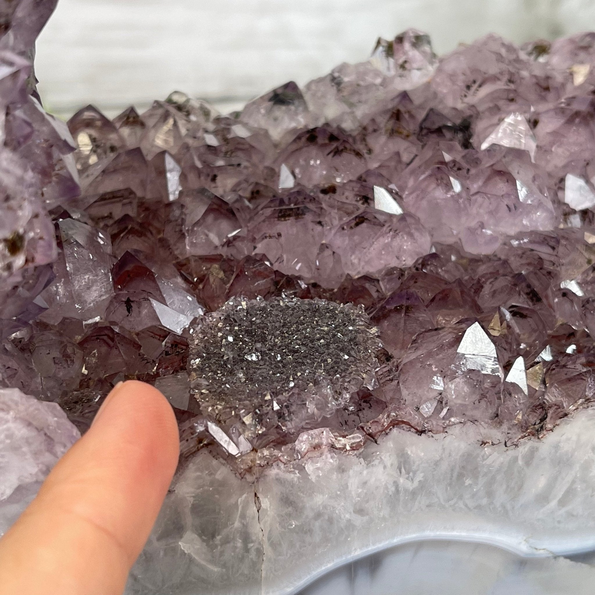 Extra Plus Quality 2-Sided Brazilian Amethyst Cathedral, 51.4 lbs, 26.25" tall, #5605-0074 by Brazil Gems - Brazil GemsBrazil GemsExtra Plus Quality 2-Sided Brazilian Amethyst Cathedral, 51.4 lbs, 26.25" tall, #5605-0074 by Brazil GemsOpen 2-Sided Cathedrals5605-0074