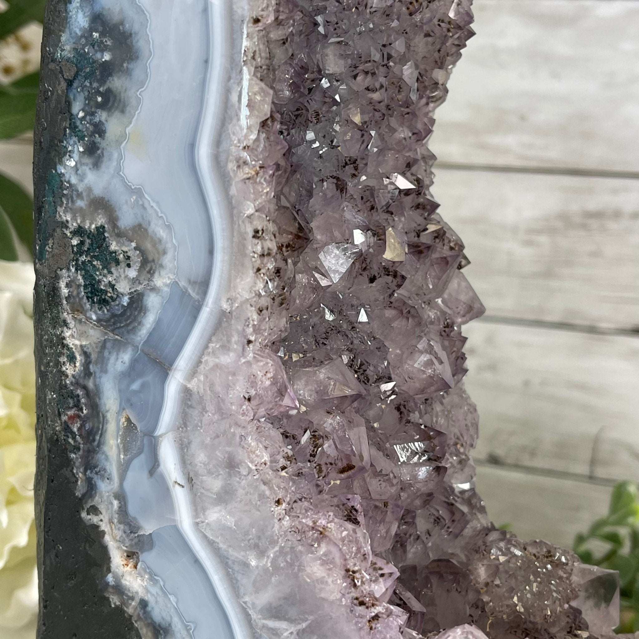 Extra Plus Quality 2-Sided Brazilian Amethyst Cathedral, 51.4 lbs, 26.25" tall, #5605-0074 by Brazil Gems - Brazil GemsBrazil GemsExtra Plus Quality 2-Sided Brazilian Amethyst Cathedral, 51.4 lbs, 26.25" tall, #5605-0074 by Brazil GemsOpen 2-Sided Cathedrals5605-0074