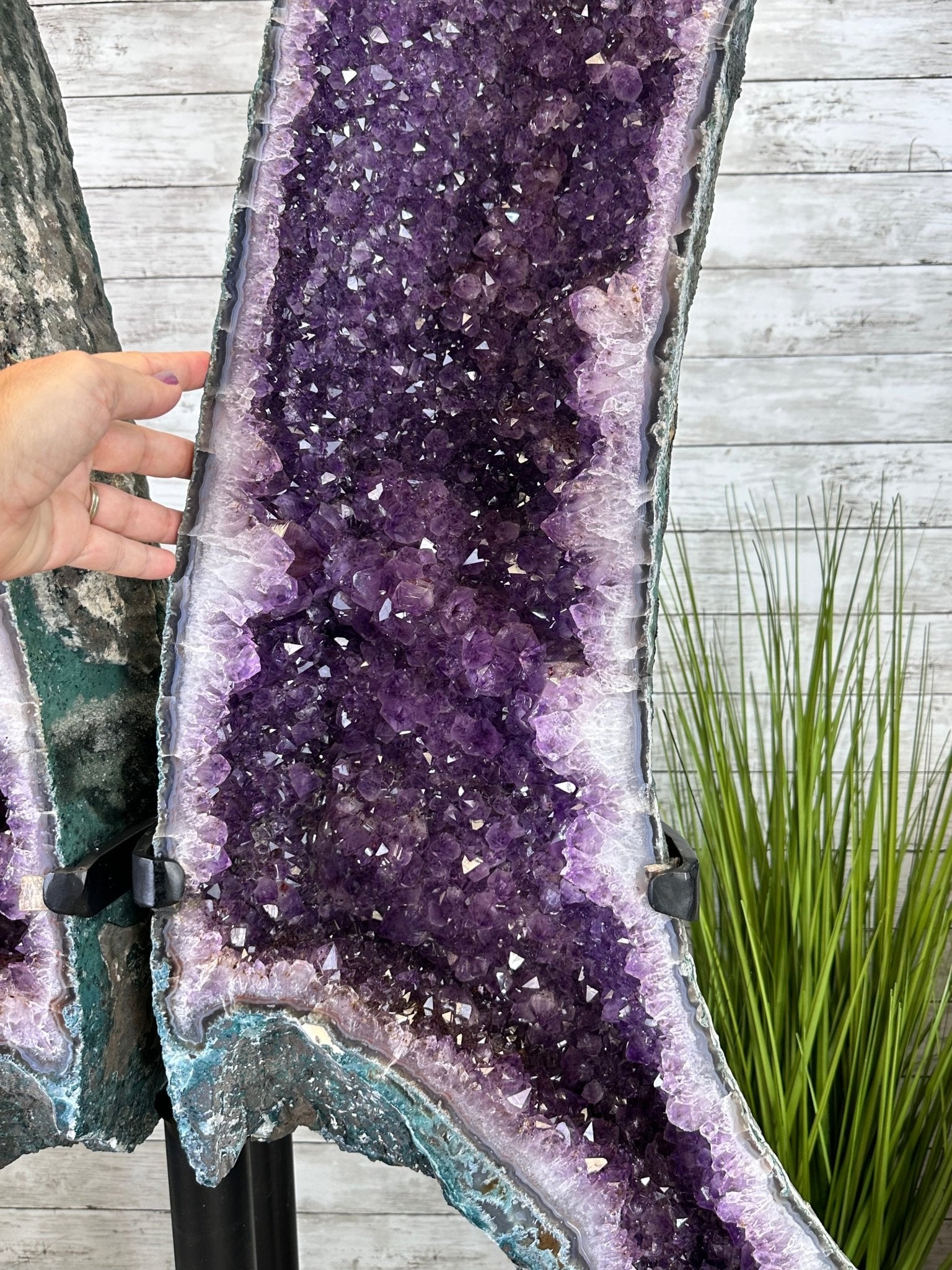 Extra Plus Quality Amethyst Butterfly Wings 311 lbs & 72" Tall #5493-0045 - Brazil GemsBrazil GemsExtra Plus Quality Amethyst Butterfly Wings 311 lbs & 72" Tall #5493-0045Amethyst Butterfly Wings5493-0045