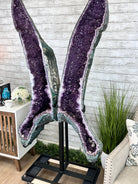 Extra Plus Quality Amethyst Butterfly Wings 311 lbs & 72" Tall #5493-0045 - Brazil GemsBrazil GemsExtra Plus Quality Amethyst Butterfly Wings 311 lbs & 72" Tall #5493-0045Amethyst Butterfly Wings5493-0045