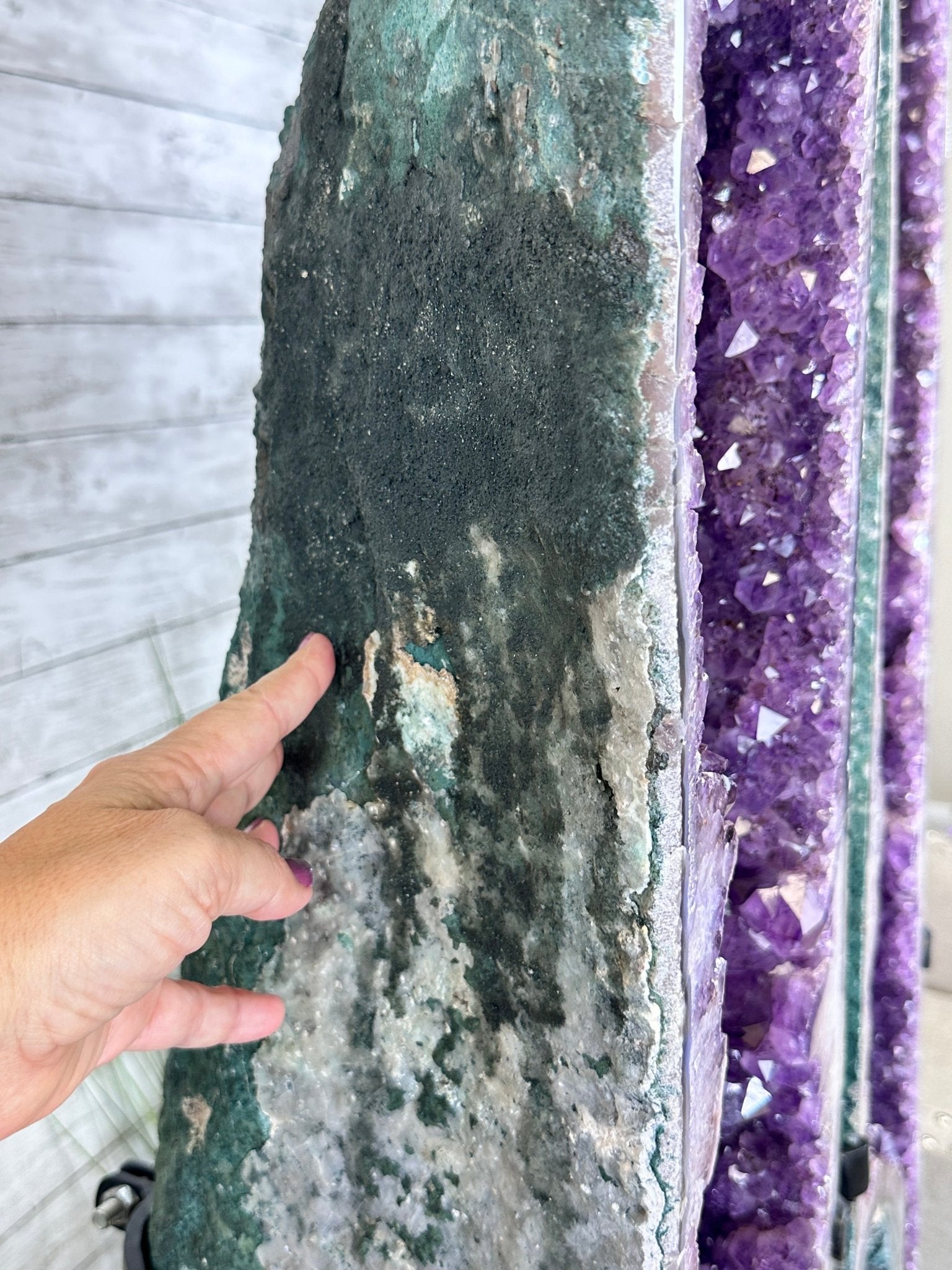 Extra Plus Quality Amethyst Butterfly Wings 311 lbs & 72" Tall #5493-0045 - Brazil GemsBrazil GemsExtra Plus Quality Amethyst Butterfly Wings 311 lbs & 72" Tall #5493-0045Amethyst Butterfly Wings5493-0045