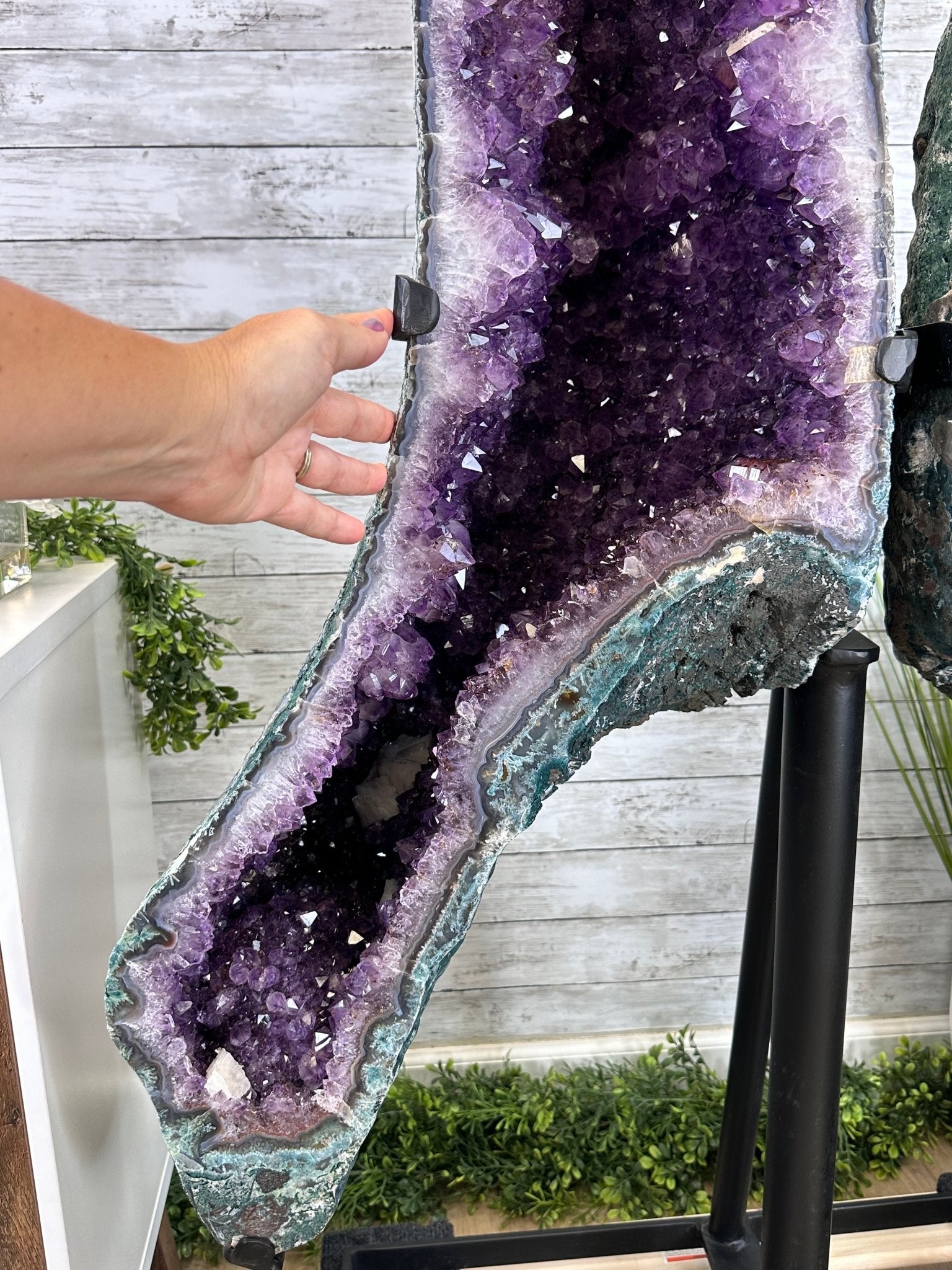 Extra Plus Quality Amethyst Butterfly Wings 311 lbs & 72" Tall #5493-0045 - Brazil GemsBrazil GemsExtra Plus Quality Amethyst Butterfly Wings 311 lbs & 72" Tall #5493-0045Amethyst Butterfly Wings5493-0045