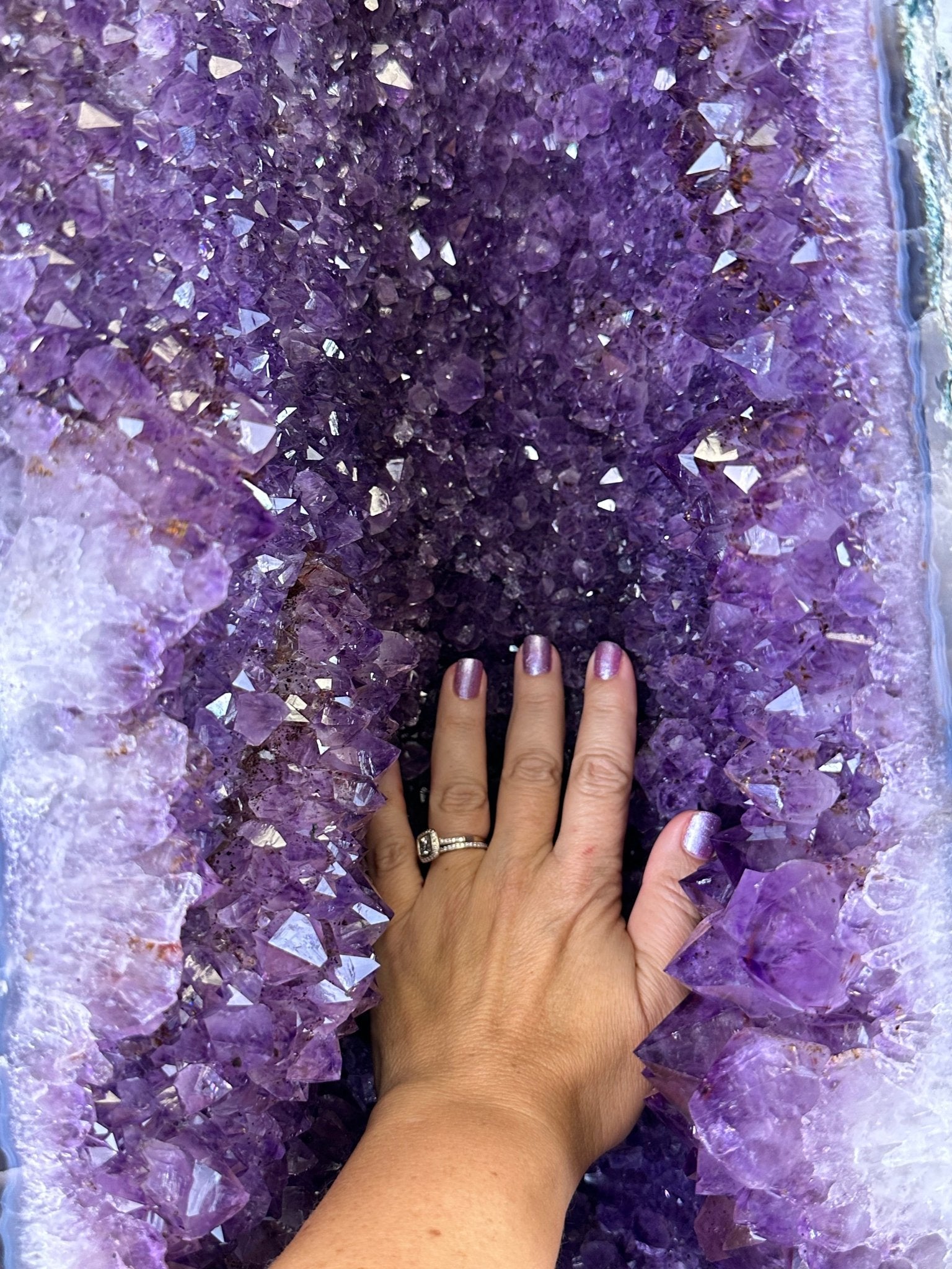 Extra Plus Quality Amethyst Butterfly Wings 311 lbs & 72" Tall #5493-0045 - Brazil GemsBrazil GemsExtra Plus Quality Amethyst Butterfly Wings 311 lbs & 72" Tall #5493-0045Amethyst Butterfly Wings5493-0045