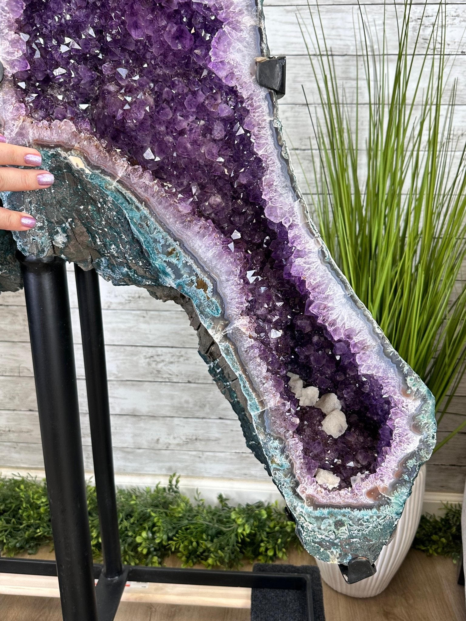 Extra Plus Quality Amethyst Butterfly Wings 311 lbs & 72" Tall #5493-0045 - Brazil GemsBrazil GemsExtra Plus Quality Amethyst Butterfly Wings 311 lbs & 72" Tall #5493-0045Amethyst Butterfly Wings5493-0045