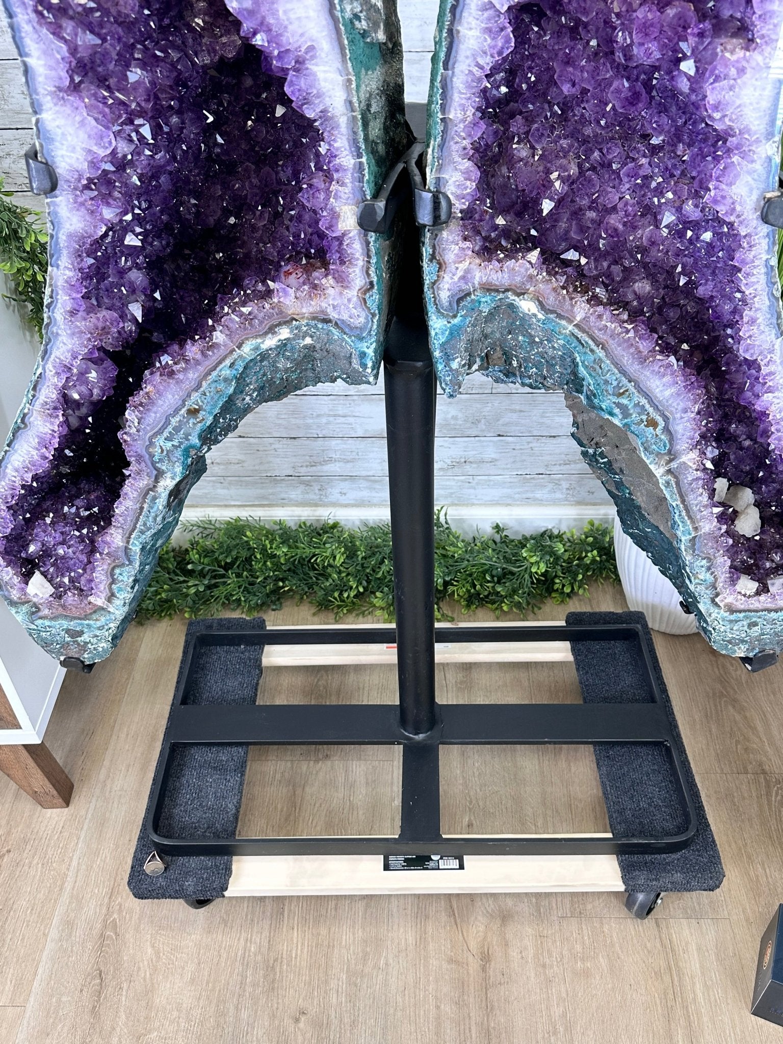Extra Plus Quality Amethyst Butterfly Wings 311 lbs & 72" Tall #5493-0045 - Brazil GemsBrazil GemsExtra Plus Quality Amethyst Butterfly Wings 311 lbs & 72" Tall #5493-0045Amethyst Butterfly Wings5493-0045