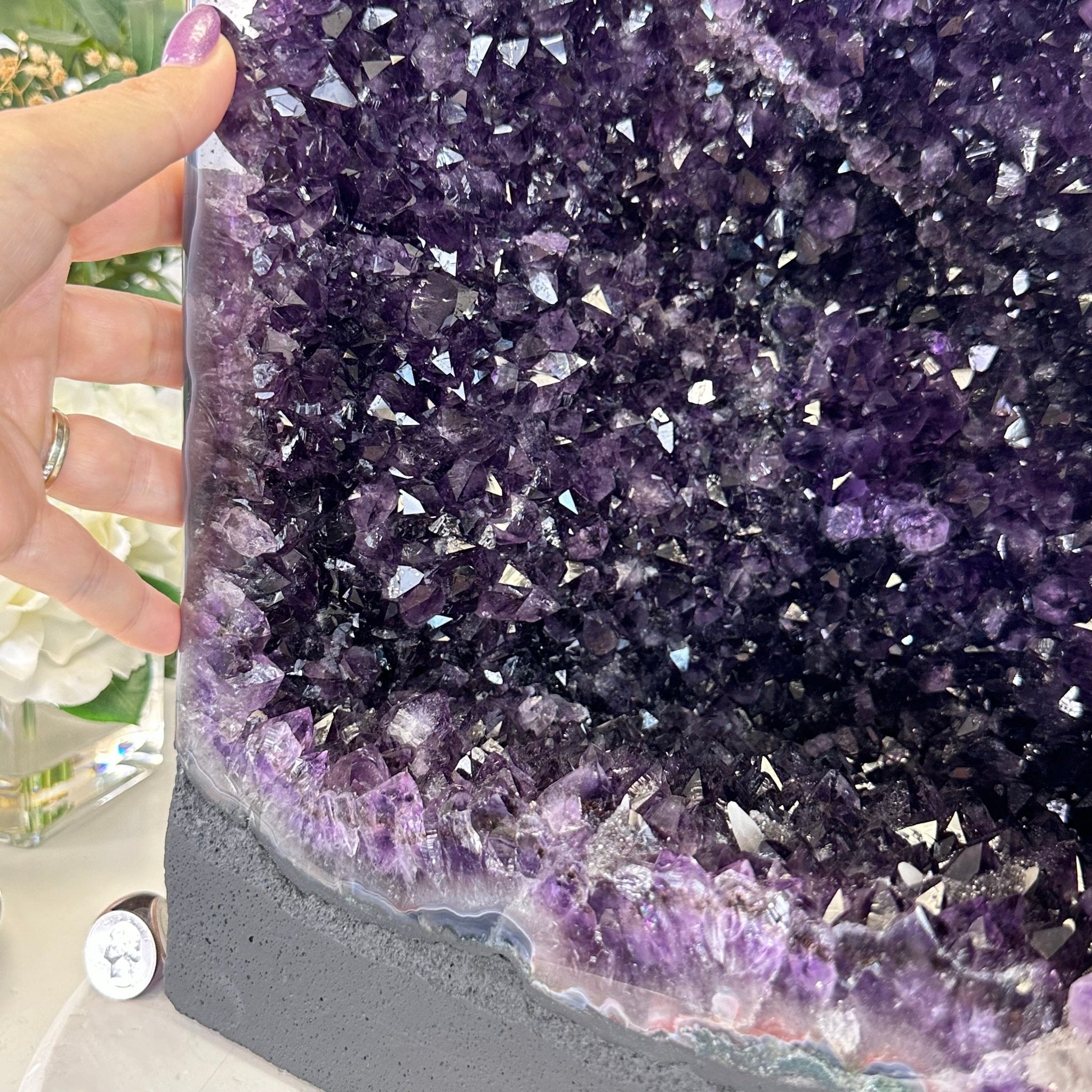 Extra Plus Quality Amethyst Cathedral, 61.5 lbs & 21.3" Tall #5601 - 1321 - Brazil GemsBrazil GemsExtra Plus Quality Amethyst Cathedral, 61.5 lbs & 21.3" Tall #5601 - 1321Cathedrals5601 - 1321