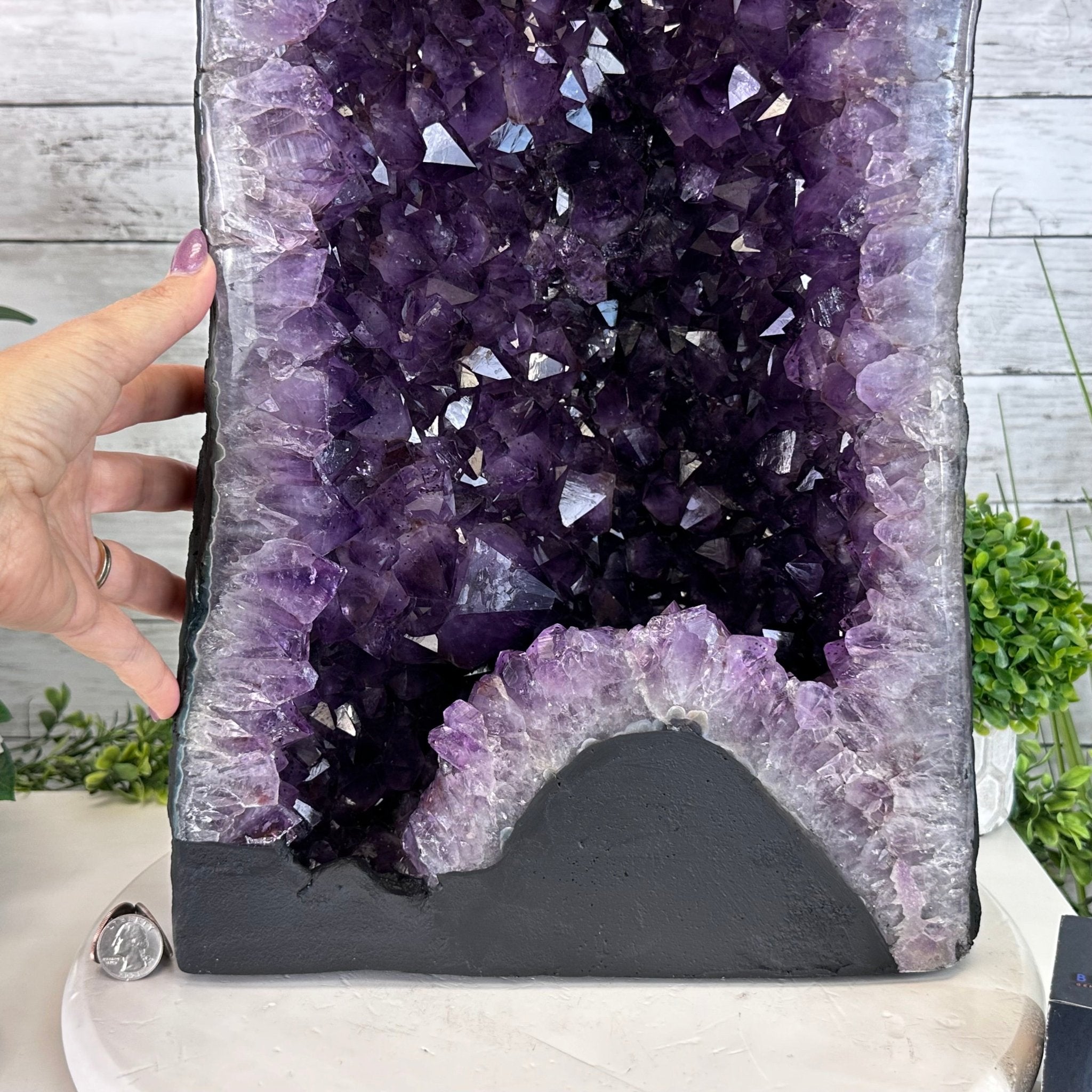 Extra Plus Quality Amethyst Cathedral, 84.8 lbs & 23.75" Tall #5601 - 0654 - Brazil GemsBrazil GemsExtra Plus Quality Amethyst Cathedral, 84.8 lbs & 23.75" Tall #5601 - 0654Cathedrals5601 - 0654