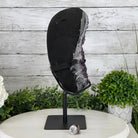 Extra Plus Quality Amethyst Druse Cluster on Metal Stand, 14.8 lbs & 13.25" tall #5491-0053 by Brazil Gems - Brazil GemsBrazil GemsExtra Plus Quality Amethyst Druse Cluster on Metal Stand, 14.8 lbs & 13.25" tall #5491-0053 by Brazil GemsClusters on Fixed Bases5491-0053