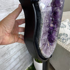 Extra Plus Quality Amethyst Druse Crystal Portal on a Stand, 85 lbs & 66.75" Tall Model #5606-0011 by Brazil Gems - Brazil GemsBrazil GemsExtra Plus Quality Amethyst Druse Crystal Portal on a Stand, 85 lbs & 66.75" Tall Model #5606-0011 by Brazil GemsPortals on Fixed Bases5606-0011