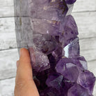 Extra Plus Quality Amethyst Druse Crystal Portal on a Stand, 85 lbs & 66.75" Tall Model #5606-0011 by Brazil Gems - Brazil GemsBrazil GemsExtra Plus Quality Amethyst Druse Crystal Portal on a Stand, 85 lbs & 66.75" Tall Model #5606-0011 by Brazil GemsPortals on Fixed Bases5606-0011