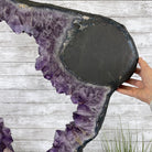 Extra Plus Quality Amethyst Druse Crystal Portal on a Stand, 85 lbs & 66.75" Tall Model #5606-0011 by Brazil Gems - Brazil GemsBrazil GemsExtra Plus Quality Amethyst Druse Crystal Portal on a Stand, 85 lbs & 66.75" Tall Model #5606-0011 by Brazil GemsPortals on Fixed Bases5606-0011
