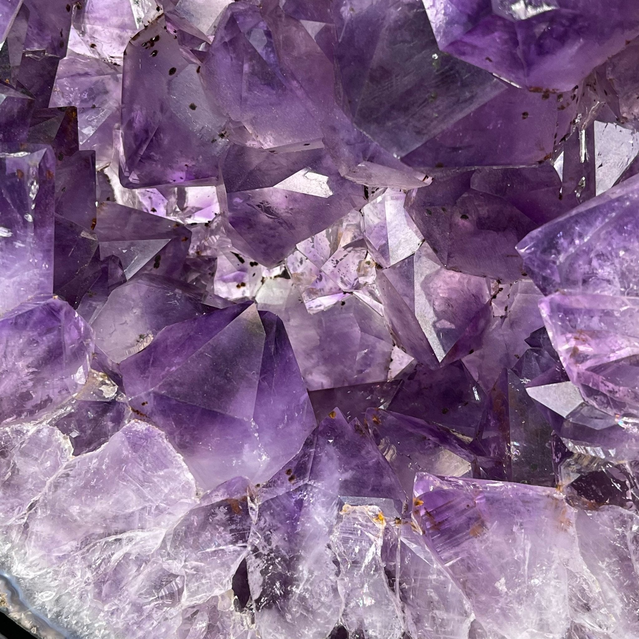 Extra Plus Quality Amethyst Druse Crystal Portal on a Stand, 85 lbs & 66.75" Tall Model #5606-0011 by Brazil Gems - Brazil GemsBrazil GemsExtra Plus Quality Amethyst Druse Crystal Portal on a Stand, 85 lbs & 66.75" Tall Model #5606-0011 by Brazil GemsPortals on Fixed Bases5606-0011