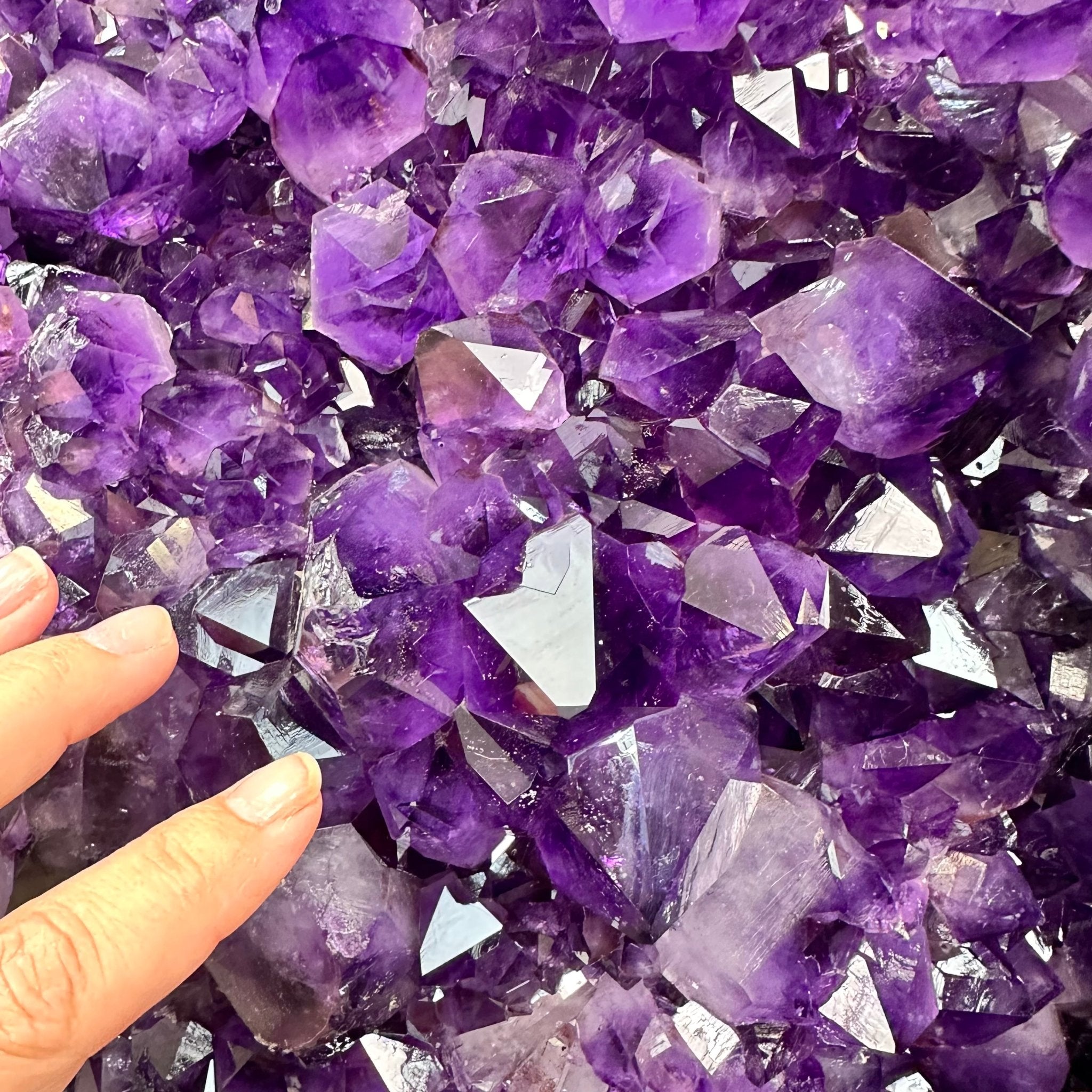 Extra Plus Quality Amethyst Wings on a Metal Stand, 174.2 lbs, 34.75" Tall #5493-0036 - Brazil GemsBrazil GemsExtra Plus Quality Amethyst Wings on a Metal Stand, 174.2 lbs, 34.75" Tall #5493-0036Amethyst Butterfly Wings5493-0036
