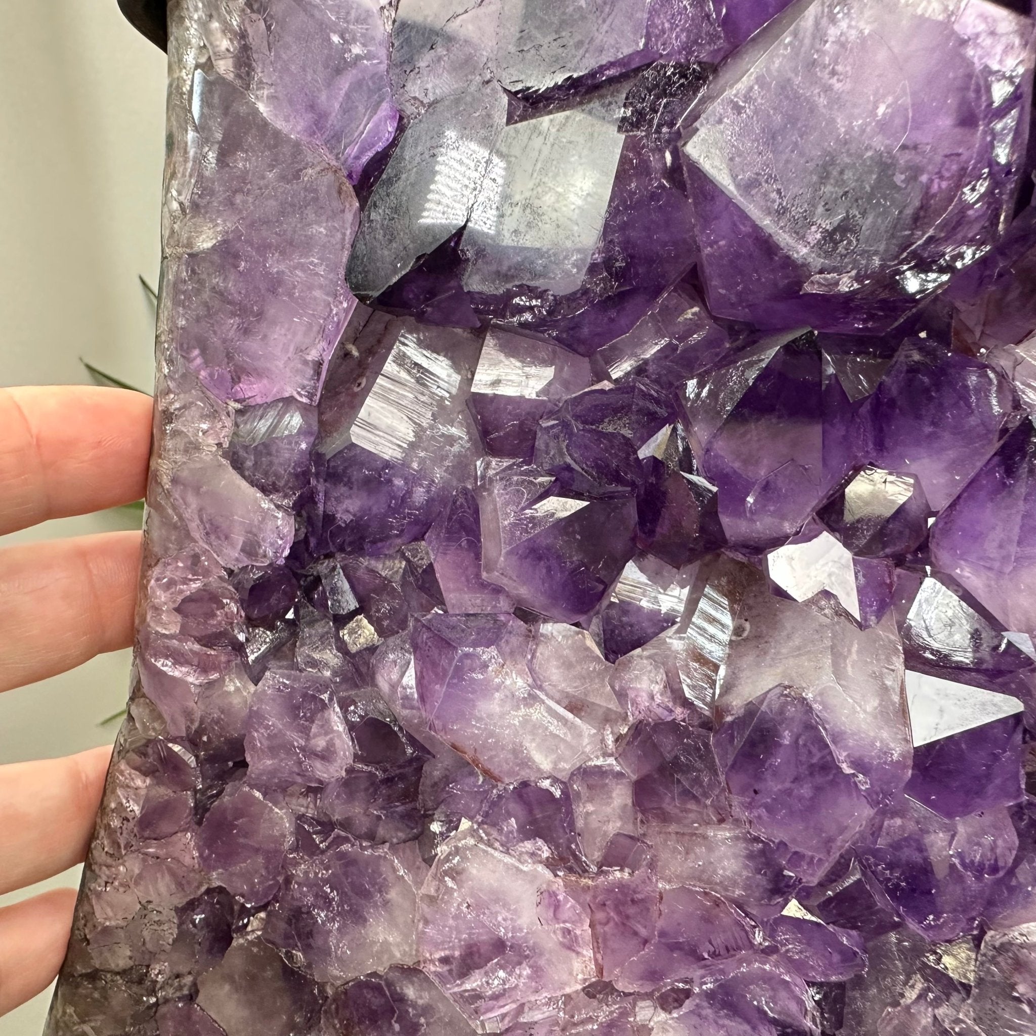 Extra Plus Quality Amethyst Wings on a Metal Stand, 174.2 lbs, 34.75" Tall #5493-0036 - Brazil GemsBrazil GemsExtra Plus Quality Amethyst Wings on a Metal Stand, 174.2 lbs, 34.75" Tall #5493-0036Amethyst Butterfly Wings5493-0036