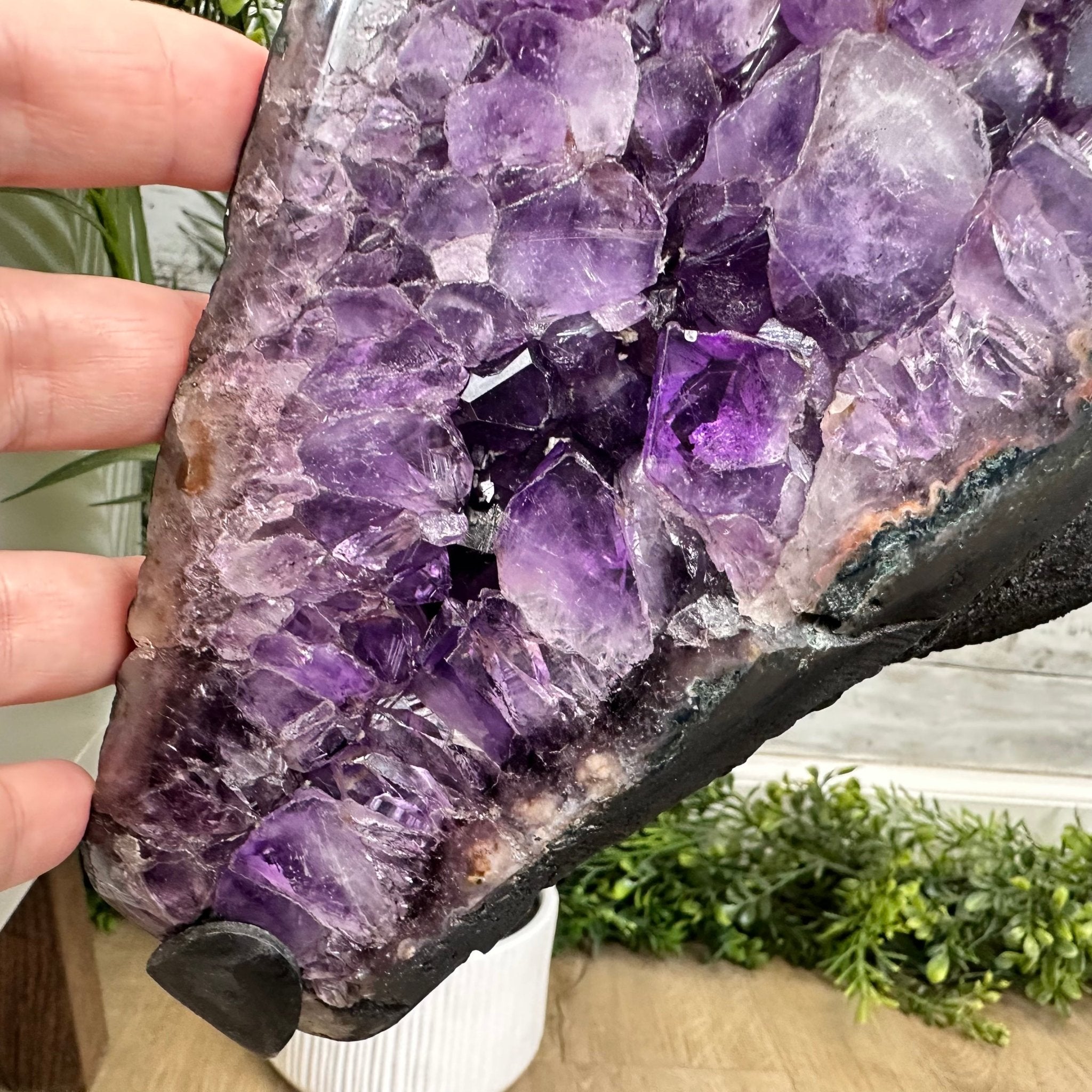 Extra Plus Quality Amethyst Wings on a Metal Stand, 174.2 lbs, 34.75" Tall #5493-0036 - Brazil GemsBrazil GemsExtra Plus Quality Amethyst Wings on a Metal Stand, 174.2 lbs, 34.75" Tall #5493-0036Amethyst Butterfly Wings5493-0036