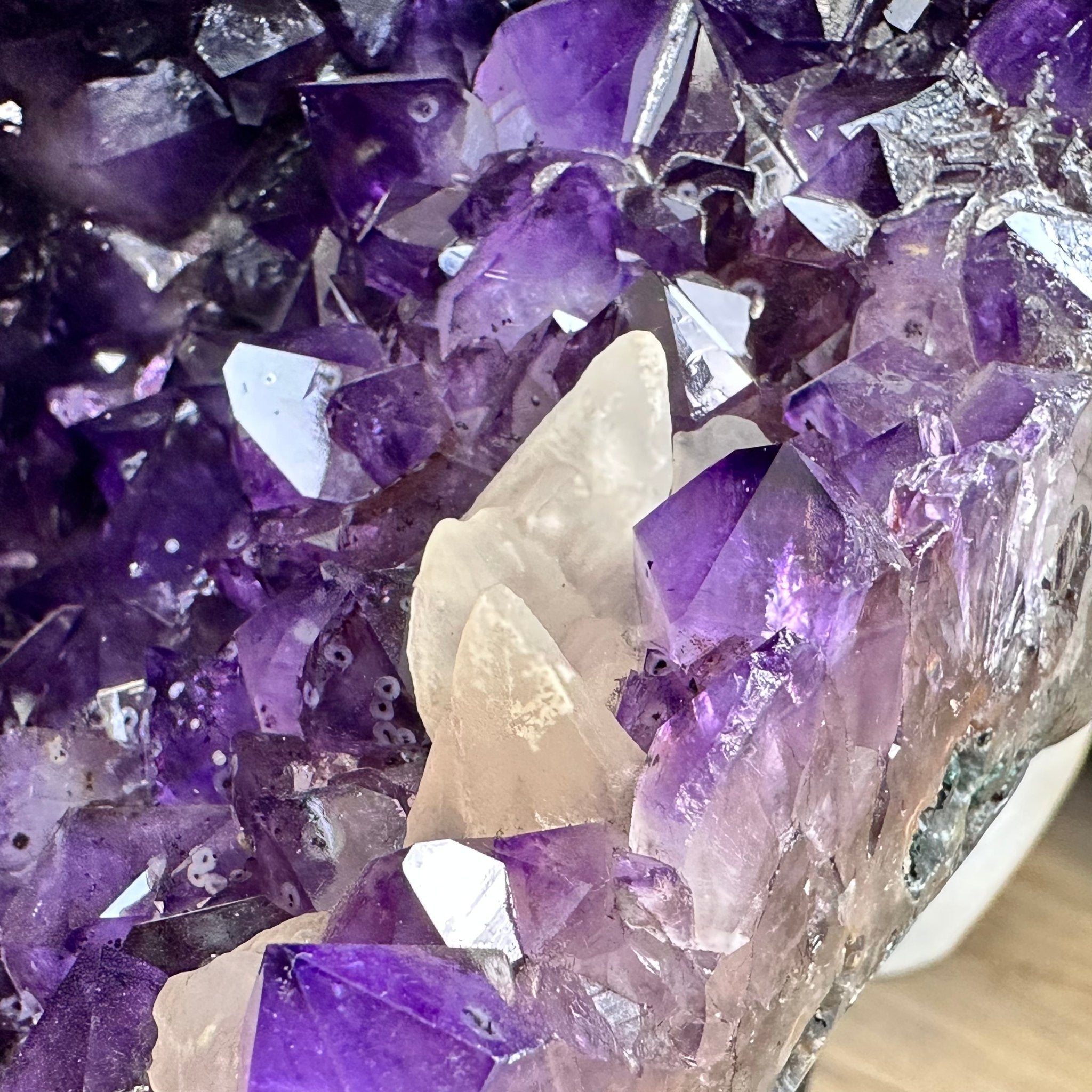Extra Plus Quality Amethyst Wings on a Metal Stand, 174.2 lbs, 34.75" Tall #5493-0036 - Brazil GemsBrazil GemsExtra Plus Quality Amethyst Wings on a Metal Stand, 174.2 lbs, 34.75" Tall #5493-0036Amethyst Butterfly Wings5493-0036