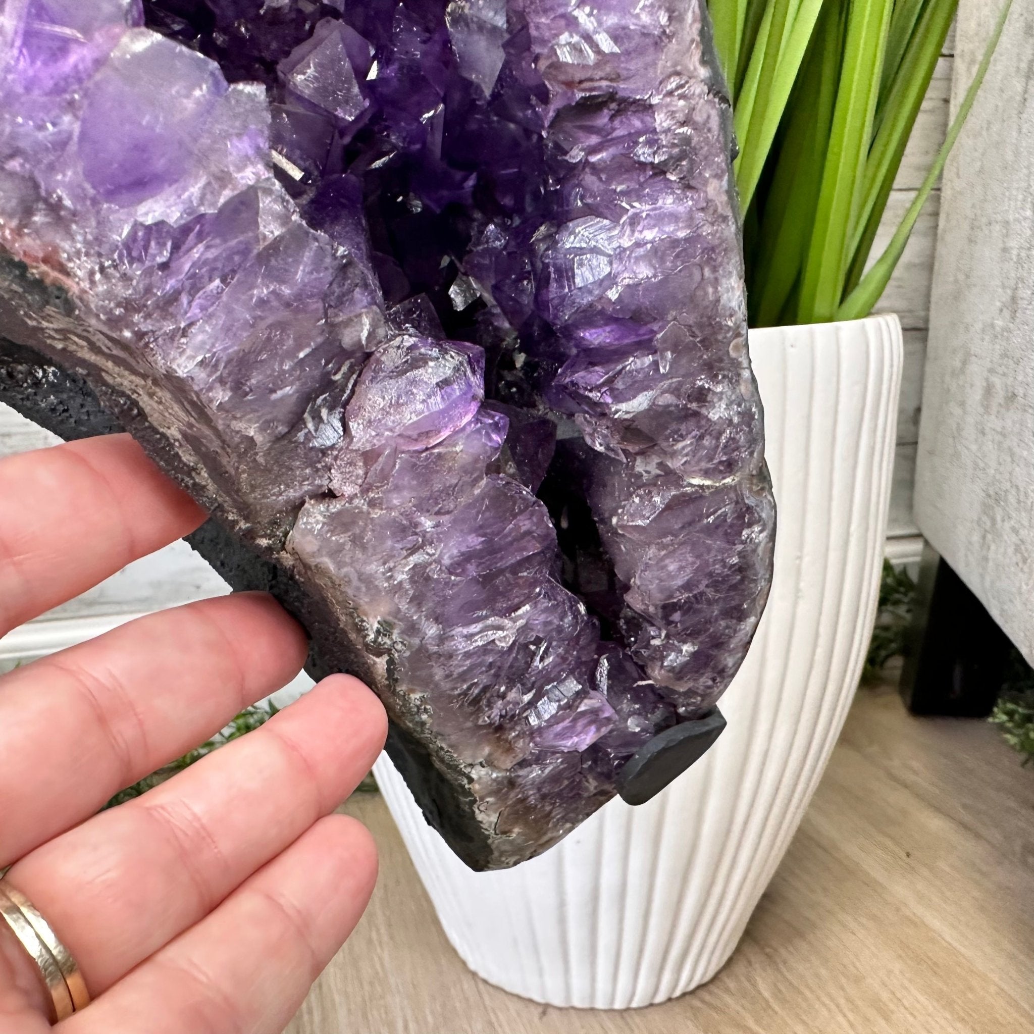 Extra Plus Quality Amethyst Wings on a Metal Stand, 174.2 lbs, 34.75" Tall #5493-0036 - Brazil GemsBrazil GemsExtra Plus Quality Amethyst Wings on a Metal Stand, 174.2 lbs, 34.75" Tall #5493-0036Amethyst Butterfly Wings5493-0036