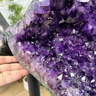 Extra Plus Quality Amethyst Wings on a Metal Stand, 174.2 lbs, 34.75" Tall #5493-0036 - Brazil GemsBrazil GemsExtra Plus Quality Amethyst Wings on a Metal Stand, 174.2 lbs, 34.75" Tall #5493-0036Amethyst Butterfly Wings5493-0036